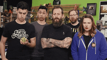 staring rooster teeth GIF by Achievement Hunter
