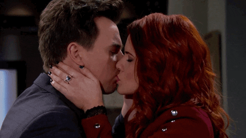 The Bold And The Beautiful Kiss GIF by CBS - Find & Share on GIPHY