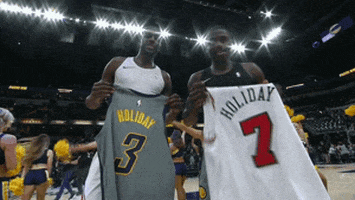 aaron holiday family GIF by NBA