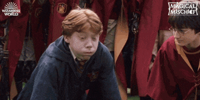 sick ron weasley GIF by Harry Potter
