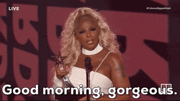 Good Morning Gorgeous GIF by BET Awards