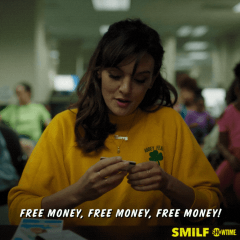 Free Money Gifs Get The Best Gif On Giphy - season 2showtimeepisode 6moneyfreerichsmilffrankie shawbridgette birdfree money free money gif