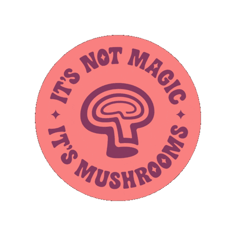 Mc Mushrooms Sticker by The Mushroom Council