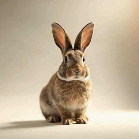 Happy Funny Bunny Gif By GIF