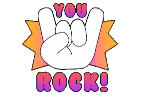 Rock And Roll Sticker by TheLittleLabs