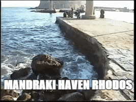rikki greece haven rhodes harbour GIF