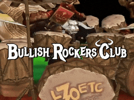 BullishRockersClub rock metal drums bullish GIF