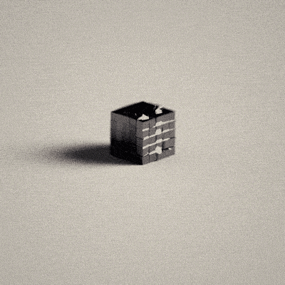 glitch of a infinite cube GIF by Canek