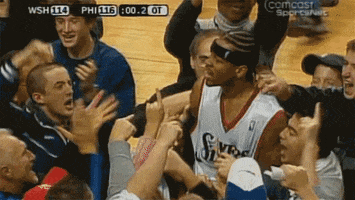 Allen Iverson Basketball GIF by Philadelphia 76ers