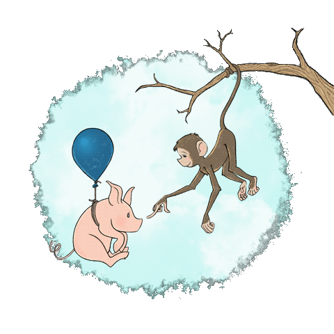 Monkey Sticker
