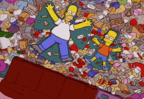 Homer Simpson Trash GIF