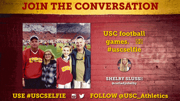 Usc Football GIF by Postano