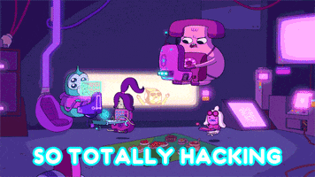 hacking adventure time GIF by Bravest Warriors
