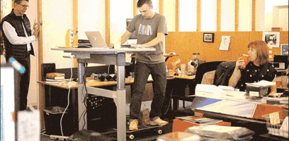 beaelshow work exercise desk treadmill GIF