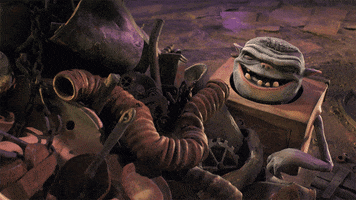 fall surprise GIF by The Boxtrolls
