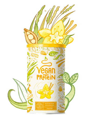 Vegan Protein Sticker by Alpha Foods