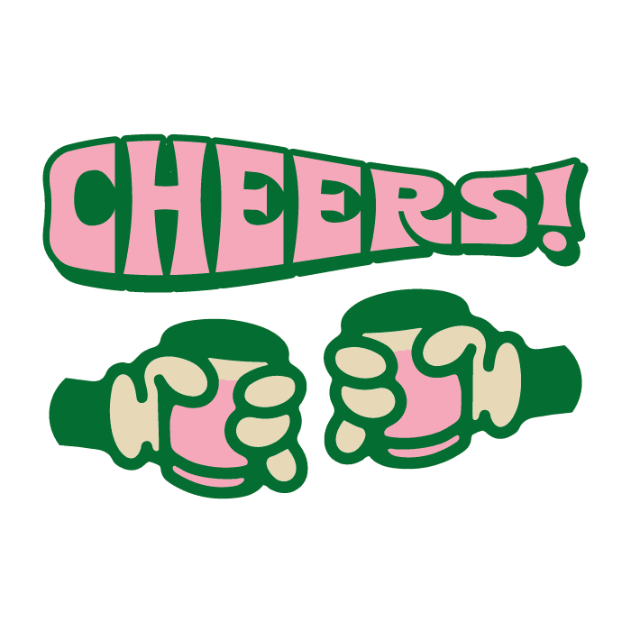 Drunk Cheers Sticker by Let’s Drink To That for iOS & Android GIPHY