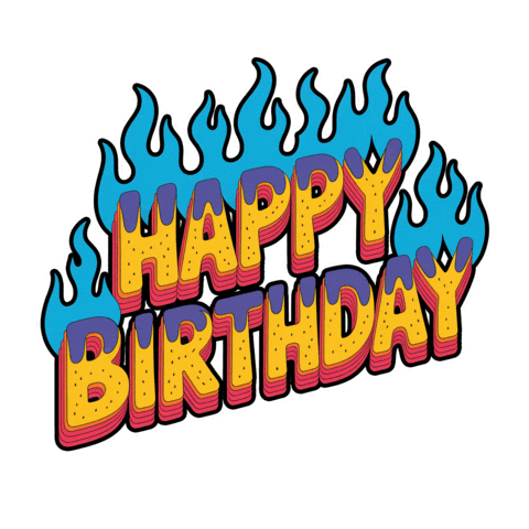 Happy Birthday Love Sticker by Seorang Zaki