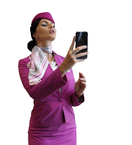 Pink Travel Sticker by WOW air