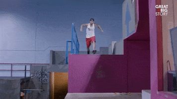 jump around GIF by Great Big Story