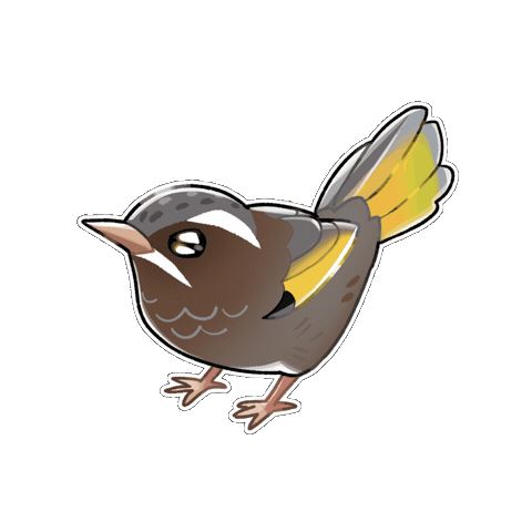 Bird 鳥 Sticker