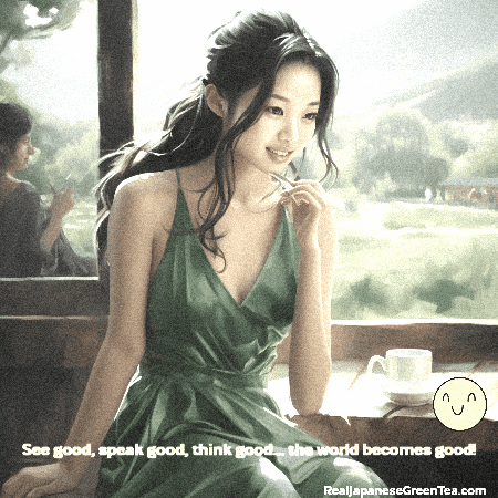 Green Tea Cafe GIF