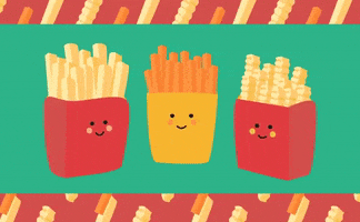 French Fries GIF by evite
