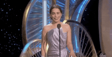 emilia clarke oscars 2019 GIF by The Academy Awards