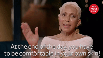 adrienne banfield-jones be comfortable in your own skin GIF by Red Table Talk
