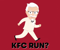 run running GIF by KFC Australia