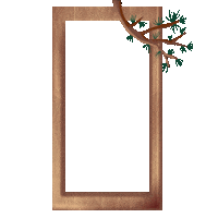 Wood Frame Madera Sticker