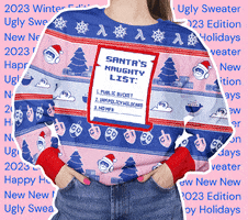 Ugly Christmas Sweater GIF by Wiz