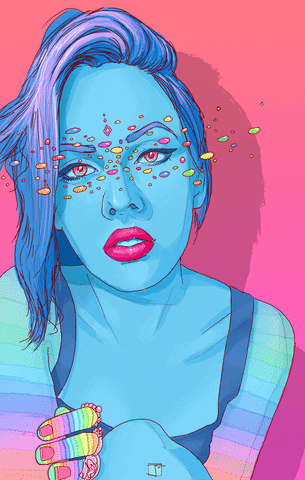 psychedelics sexy girl GIF by Phazed