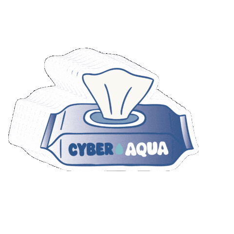 Cyber Aqua Sticker by Aqua Baby