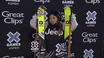 excited skiing GIF by X Games 
