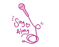 Sing Along Singing Sticker