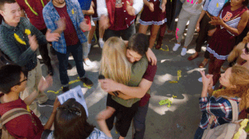 jenn mcallister hug GIF by AwesomenessTV