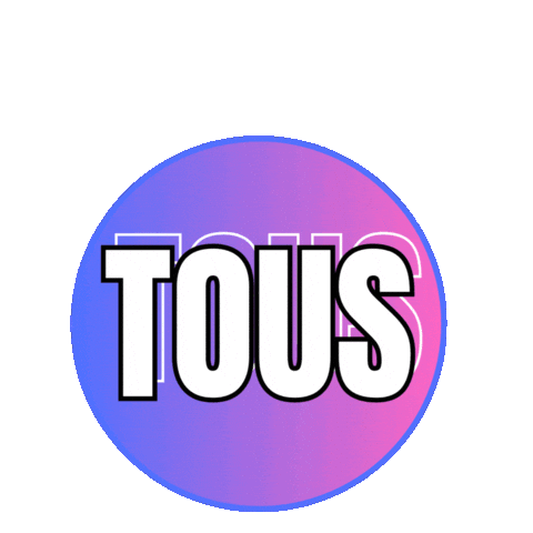 Echo Tous Sticker by Day of Pink