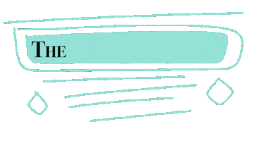 Beach Gold Sticker by The Sweet Fine Artist Studio