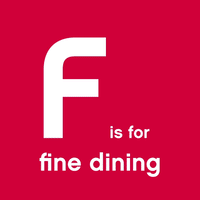 F Is For Dine Dining GIF by Milo Targett
