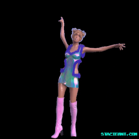 digital art dancing GIF by Stacie Ant