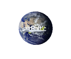 Flying Cabin Crew Sticker by airBaltic