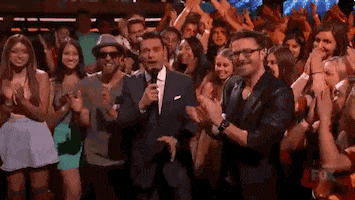 ryan seacrest clapping GIF by American Idol