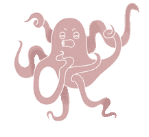 Octopus Ukh Sticker