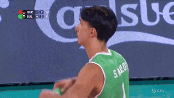 Frustrated Eurovolley GIF