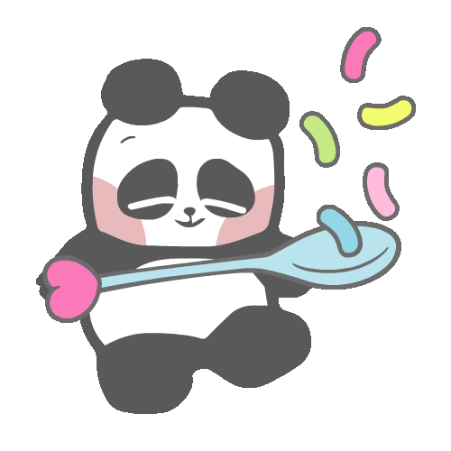 Happy Panda Sticker by Shiny bear for iOS & Android | GIPHY