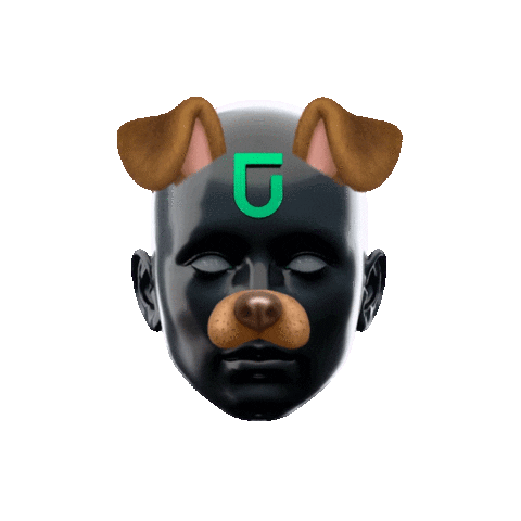 Dog Cane Sticker by UGO