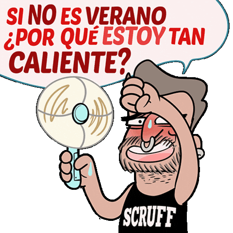 Caliente Scruff Latino Sticker by SCRUFF