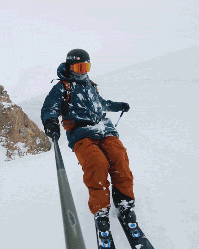 Skiing GIF