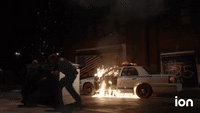 Exploding Cop Car